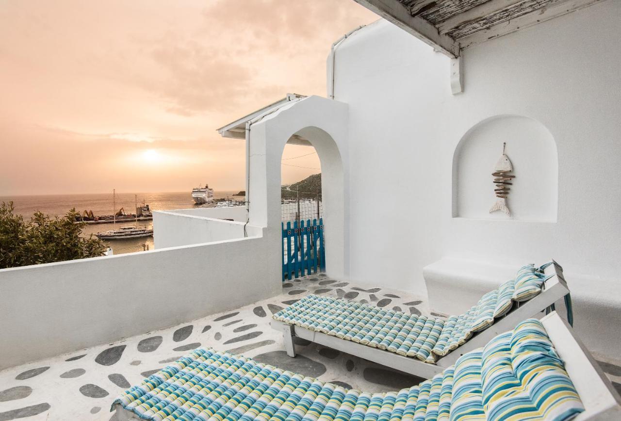 Sunny Guest House New Port Mykonos Тоурлос Экстерьер фото
