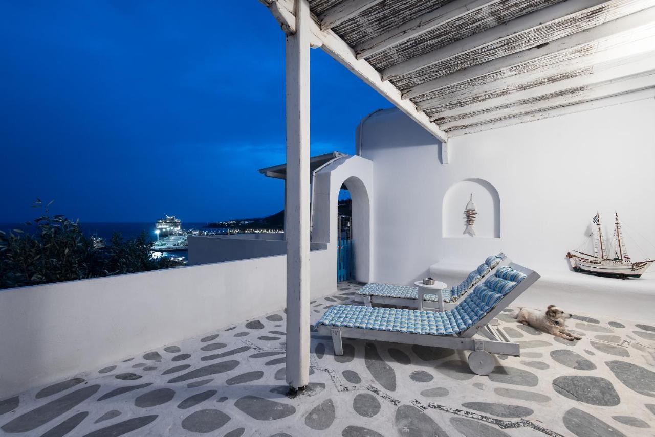 Sunny Guest House New Port Mykonos Тоурлос Экстерьер фото